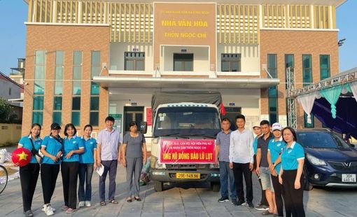 Thôn Ngọc Chi hướng về vùng lũ – Lan tỏa tình người, chia sẻ yêu thương