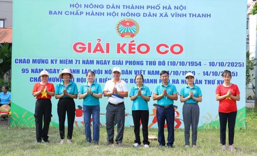 Hội nông dân thôn Ngọc Chi sôi nổi tham gia Giải kéo co truyền thống năm 2025