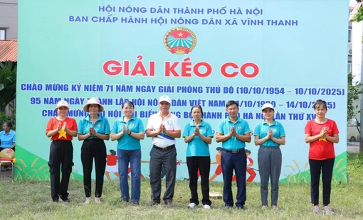 Hội nông dân thôn Ngọc Chi sôi nổi tham gia Giải kéo co truyền thống năm 2025