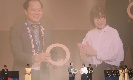 Nhà Triển lãm Việt Nam giành Giải Bạc 'Thiết kế trưng bày xuất sắc nhất' tại EXPO 2025