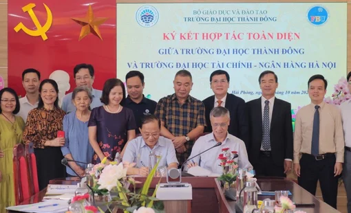 Trường Đại học Thành Đông và Trường Đại học Tài chính – Ngân hàng Hà Nội ký kết hợp tác chiến lược toàn diện