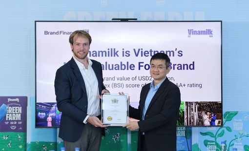Brand Finance: Thương hiệu Vinamilk tăng trưởng mạnh mẽ sau khi thay đổi nhận diện