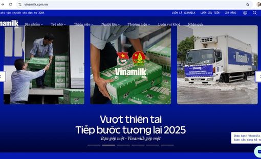 Vinamilk và hành trình chia sẻ với người dân hậu thiên tai