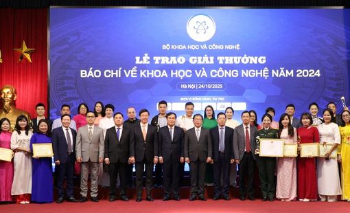 Vinh danh 24 tác phẩm xuất sắc tại Giải thưởng báo chí về KH&CN năm 2024