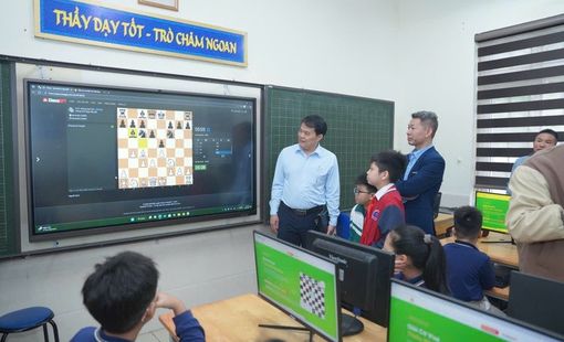 Giải Cờ vua thiếu nhi Việt Nam: Ứng dụng trí tuệ nhân tạo toàn diện