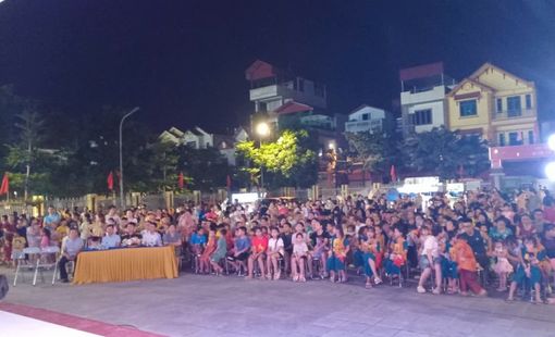 Đêm Hội Trăng Rằm - Niềm vui Trung Thu tại thôn Ngọc Chi, xã Vĩnh Thanh