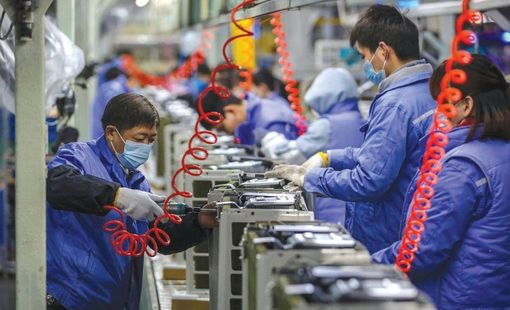 Sản xuất công nghiệp giữ vững nhịp tăng trưởng