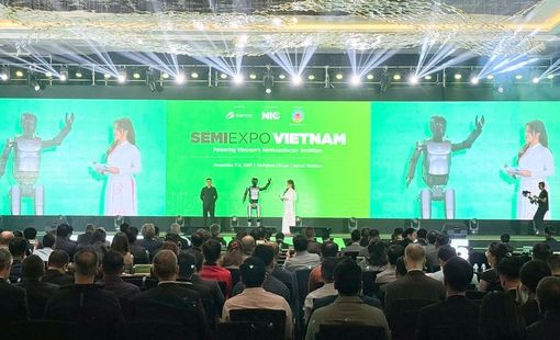 Khai mạc triển lãm quốc tế lớn nhất Việt Nam trong lĩnh vực bán dẫn