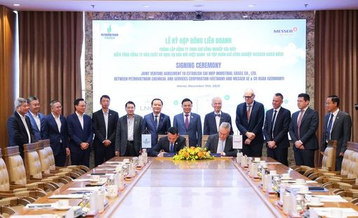 Petrovietnam - Messer liên doanh đầu tư Nhà máy khí công nghiệp Cái Mép