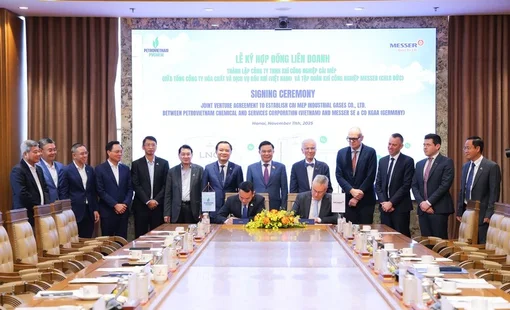 Petrovietnam - Messer liên doanh đầu tư Nhà máy khí công nghiệp Cái Mép