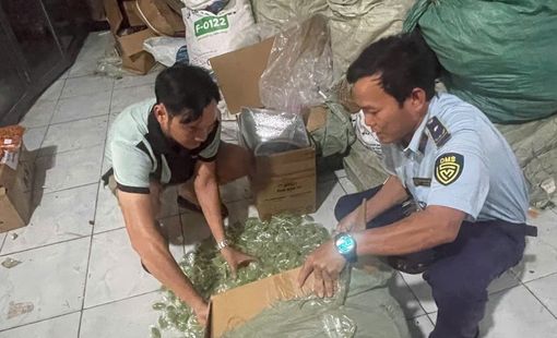Phát hiện và tạm giữ hơn một tấn bánh kẹo không rõ nguồn gốc, xuất xứ