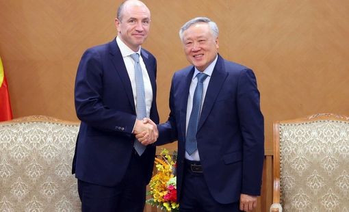 Phó Thủ tướng Thường trực Nguyễn Hòa Bình tiếp Tổng Giám đốc Tập đoàn Haeco