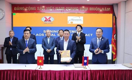 TKV ký kết các hợp đồng mua bán than với Lào