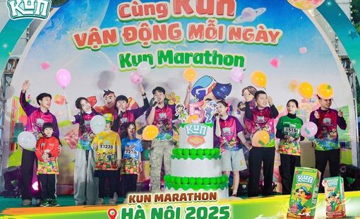 Kun Marathon 2025 Hà Nội: Nối dài những cung đường tuổi thơ sắc màu và gắn kết gia đình
