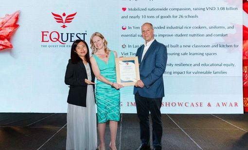 EQuest tiếp tục được AmCham Vietnam vinh danh vì đóng góp bền bỉ cho cộng đồng