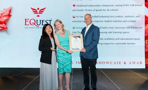 EQuest tiếp tục được AmCham Vietnam vinh danh vì đóng góp bền bỉ cho cộng đồng