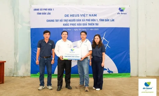 48.000 hộp sữa dừa và 1,1 tỷ đồng hướng về bà con vùng rốn lũ miền Trung