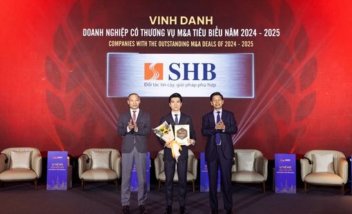 SHB là ‘Doanh nghiệp có thương vụ M&A tiêu biểu năm 2024-2025’