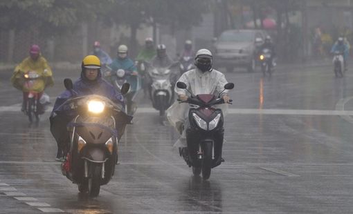 Miền Bắc rét đậm, mưa to từ đêm mai