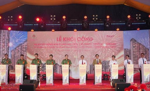Pearl Land tiếp tục khởi công dự án xây dựng nhà ở cho lực lượng công an tại TPHCM