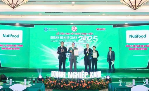 Nutifood được trao danh hiệu Doanh nghiệp xanh TPHCM năm 2025
