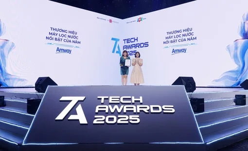 Amway nhận giải thưởng 'Thương hiệu Máy lọc nước nổi bật của năm' tại Tech Awards 2025