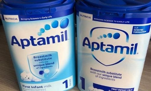 Cảnh báo ngừng sử dụng sữa Aptamil Infant Formula 800g do nhiễm độc tố