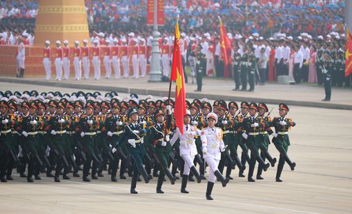Chùm ảnh: Các khối diễu binh của Quân đội nhân dân Việt Nam tại A80