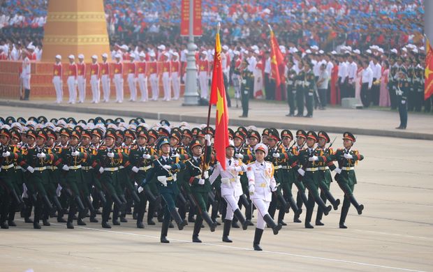 Chùm ảnh: Các khối diễu binh của Quân đội nhân dân Việt Nam tại A80