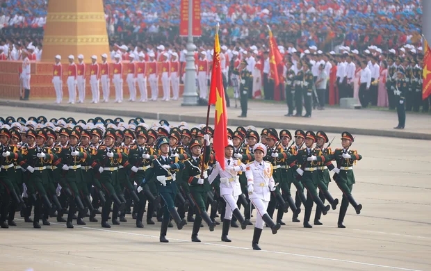 Chùm ảnh: Các khối diễu binh của Quân đội nhân dân Việt Nam tại A80