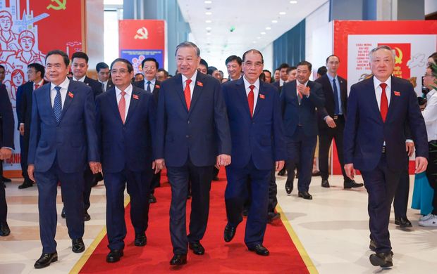 Chùm ảnh: Khai mạc trọng thể Đại hội đại biểu Đảng bộ Chính phủ lần thứ I