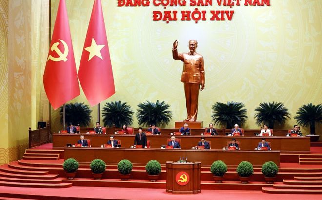 Chùm ảnh: Phiên thảo luận tại hội trường về các Văn kiện Đại hội XIV của Đảng sáng 21/1