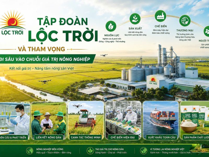 Tập đoàn Lộc Trời và tham vọng đi sâu vào chuỗi giá trị nông nghiệp