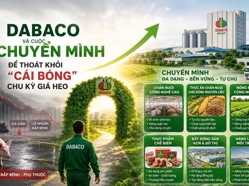 Dabaco và cuộc chuyển mình để thoát khỏi “cái bóng” chu kỳ giá heo