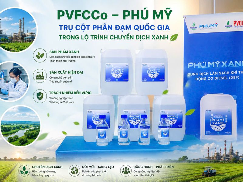 PVFCCo – Phú Mỹ: Trụ cột phân đạm quốc gia trong lộ trình chuyển dịch xanh