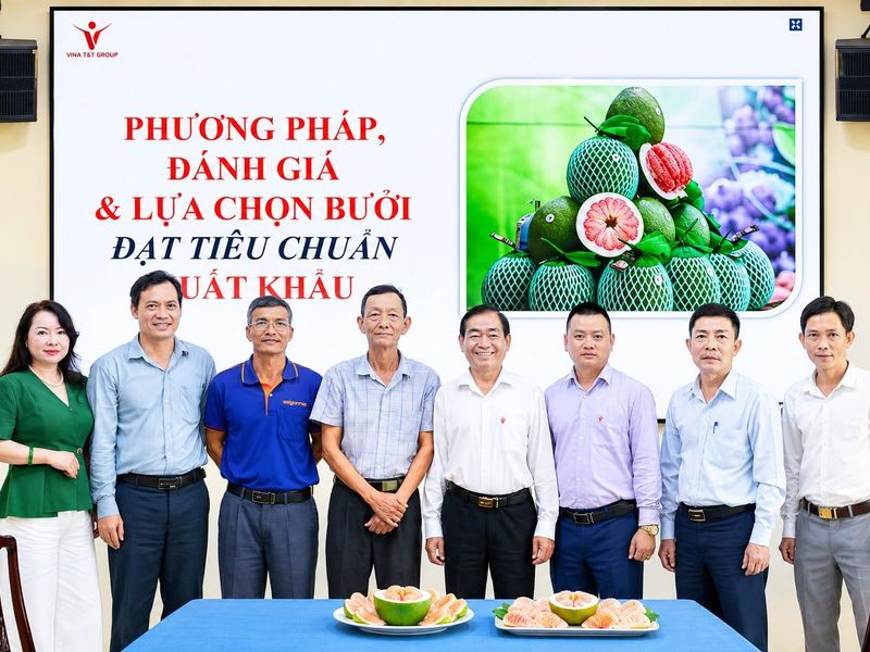 Vina T&T Group đồng hàng cùng Trị An phát triển chuỗi giá trị bưởi xuất khẩu