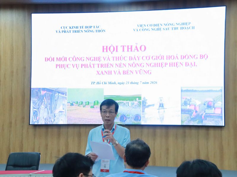 Đổi mới công nghệ và thúc đẩy cơ giới hóa đồng bộ: Kiến tạo nền nông nghiệp hiện đại, xanh và bền vững