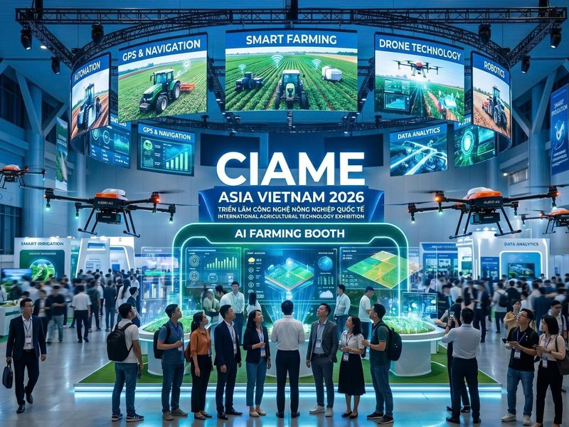 CIAME Asia Vietnam 2026: Điểm hẹn công nghệ máy móc nông nghiệp hàng đầu châu Á tại Việt Nam