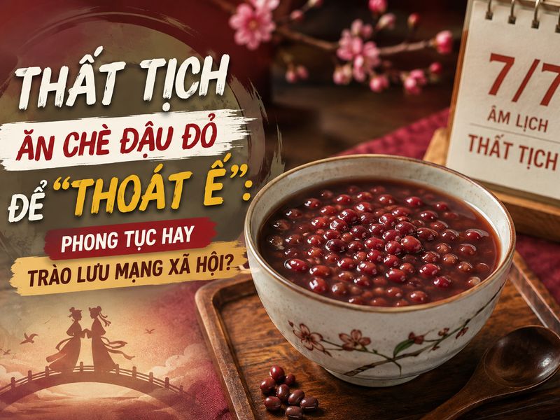 Thất Tịch ăn chè đậu đỏ để “thoát ế”: Phong tục hay trào lưu mạng xã hội?