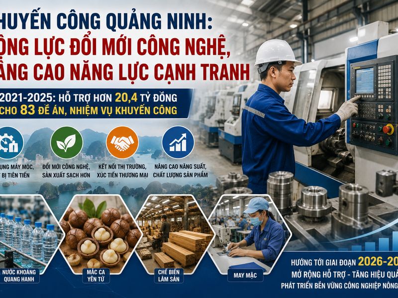 Khuyến công Quảng Ninh: Tạo lực đẩy để cơ sở công nghiệp nông thôn đổi mới công nghệ