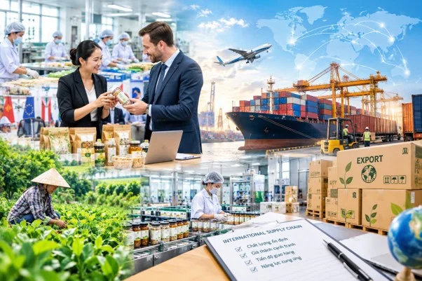 Doanh nghiệp nông thôn ra thị trường quốc tế: Từ đơn hàng đầu tiên đến chuỗi cung ứng