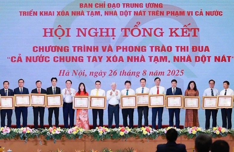 Thủ tướng biểu dương BIDV tích cực xóa nhà tạm, nhà dột nát