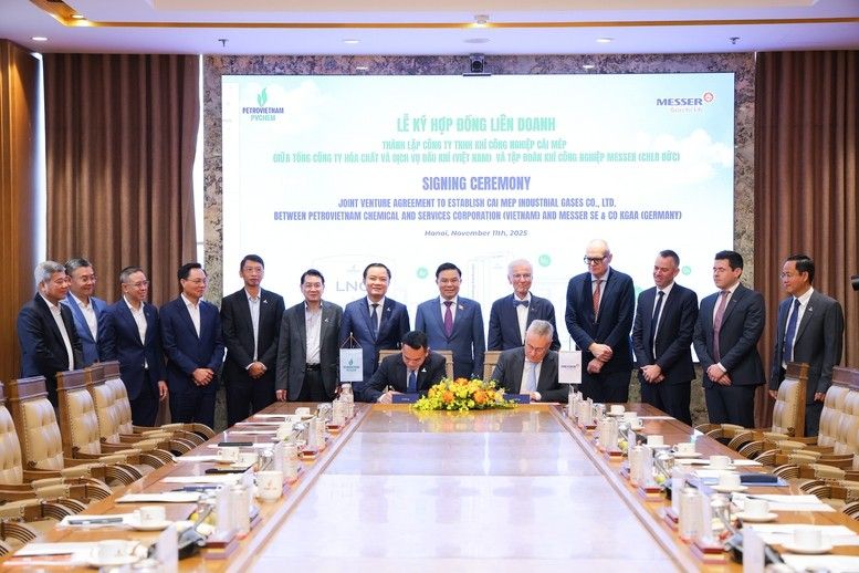 Petrovietnam - Messer liên doanh đầu tư Nhà máy khí công nghiệp Cái Mép
