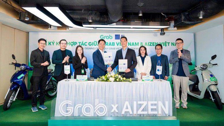 Grab Việt Nam mang đến giải pháp thuê xe máy điện cho đối tác tài xế