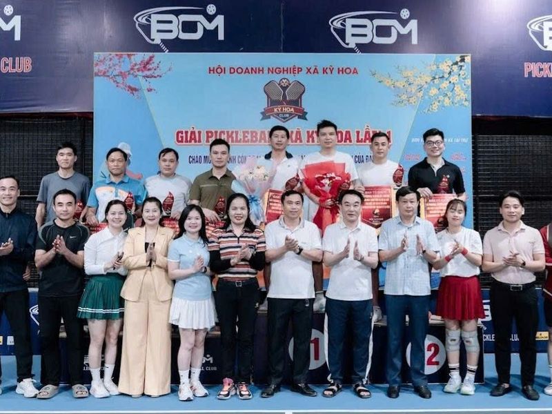 Giải Pickleball Kỳ Hoa: Nhịp cầu thể thao, nghĩa tình và phát triển