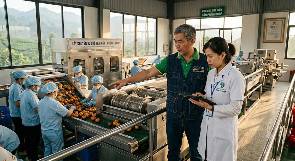 Xác định đúng công đoạn cần cải thiện giúp cơ sở OCOP tránh đầu tư máy móc dàn trải và lựa chọn thiết bị sát với nhu cầu thực tế.
