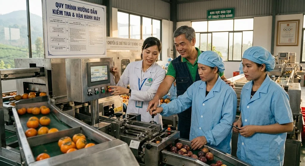 Người vận hành được đào tạo đầy đủ sẽ giúp thiết bị hoạt động ổn định, an toàn và phát huy đúng công suất.