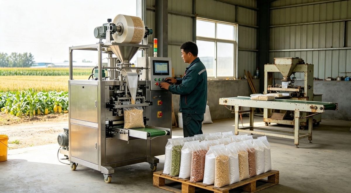 Tự động hóa khâu đóng gói: Từ chiếc máy nhỏ đến chuẩn hóa nông sản