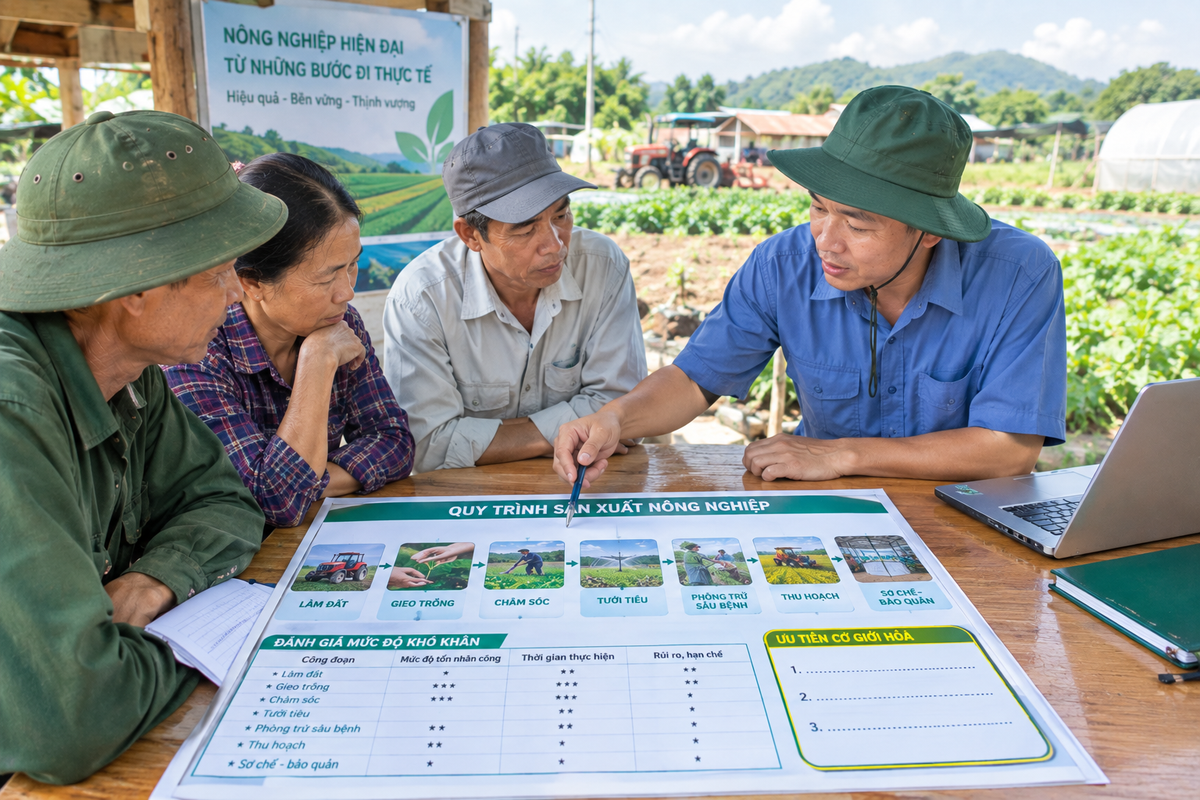 Xác định đúng “nút thắt” là bước đầu tiên để cơ giới hóa nông nghiệp đi vào thực tế và tránh đầu tư dàn trải.